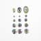 John Bead Round & Oval Acrylic Flatback Rhinestones in Box
